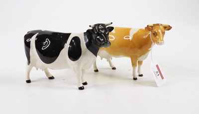 Lot 53 - A Beswick model of a Guernsey cow, model 1248B,...