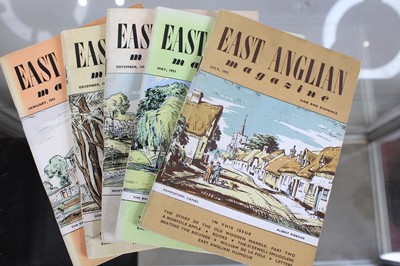 Lot 565 - Approx 190 copies of The East Anglian Magazine...
