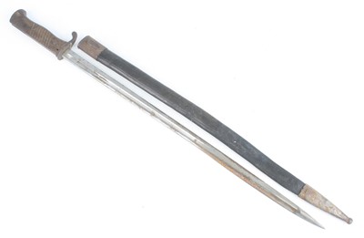 Lot 24 - A German model 1898 Mauser bayonet, having a...