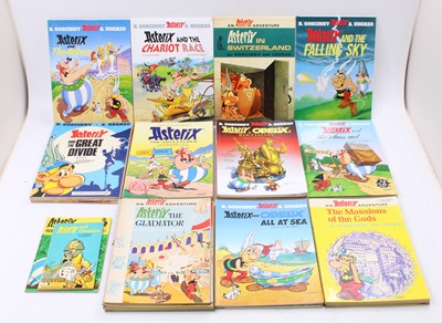 Lot 1787 - One box containing 30+ various Asterix hard...