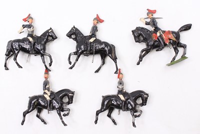Lot 1521 - A small collection of 5 Britains mounted Home...