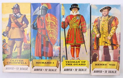 Lot 807 - A collection of four various Airfix 1/12 scale...
