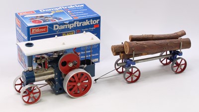 Lot 9 - A Wilesco No. D405 Traction Engine comprising...