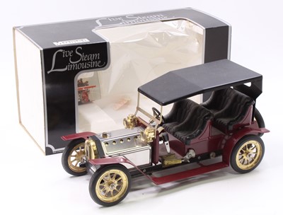 Lot 10 - Mamod, SA1L, steam limousine, burgundy body...