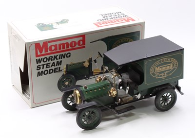 Lot 12 - Mamod DV1, live steam delivery van, finished...