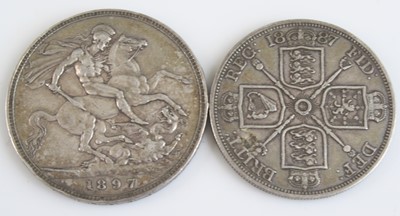 Lot 2035 - Great Britain, 1887 double florin, Victoria...