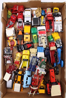 Lot 1636 - One tray containing various Matchbox, Britains,...