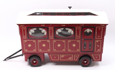 Lot 34 - A scratch built model of a wooden and metal...