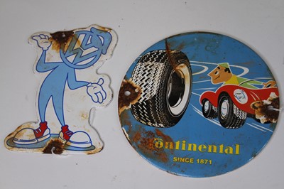 Lot 72 - An enamel on metal Volkswagen VW advertising...