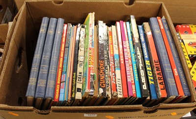 Lot 1673 - A box of children's annuals, to include ABC of...