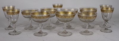 Lot 82 - A collection of Venetian style drinking...