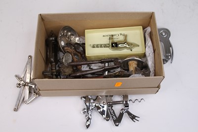 Lot 98 - A collection of corkscrews, to include novelty...