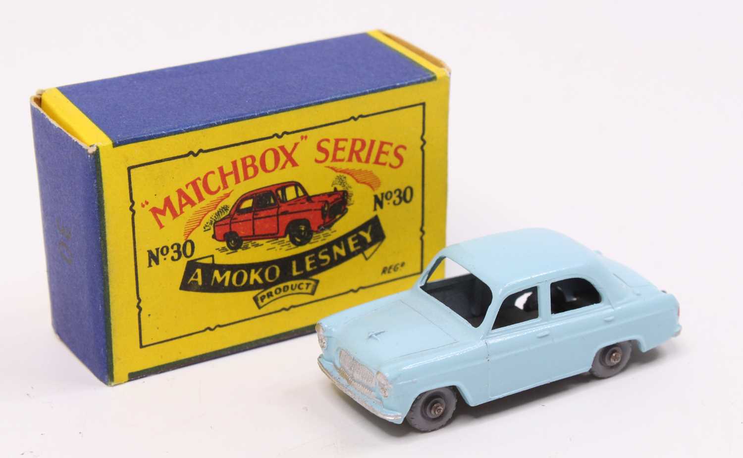 MATCHBOX 　No.30 FORD PREFECT Lot 1436 - Matchbox Lesney No. 30 Ford Prefect, blue