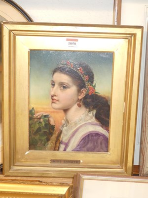 Lot 1050 - Late 19th century Pre-Raphaelite school - Bust...