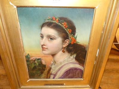Lot 1050 - Late 19th century Pre-Raphaelite school - Bust...