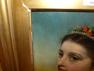 Lot 1050 - Late 19th century Pre-Raphaelite school - Bust...