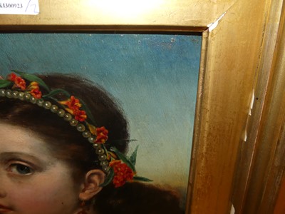 Lot 1050 - Late 19th century Pre-Raphaelite school - Bust...
