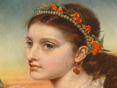 Lot 1050 - Late 19th century Pre-Raphaelite school - Bust...