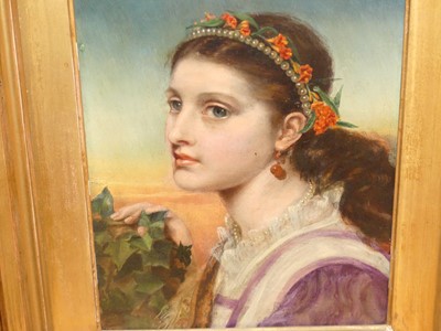 Lot 1050 - Late 19th century Pre-Raphaelite school - Bust...