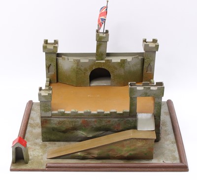Lot 2015 - A Triang Toys wooden fort, together with a...