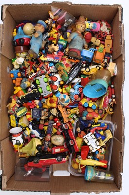 Lot 1510 - A large tray of play-worn children's TV and...