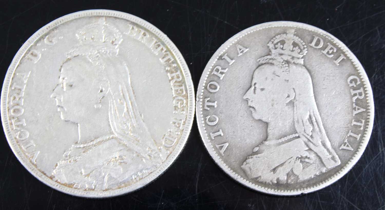 Lot 2039 - Great Britain, 1889 crown, Victoria jubilee...