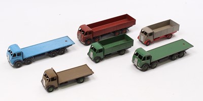 Lot 1160 - Dinky Toys Foden and Guy Truck group of 6,...