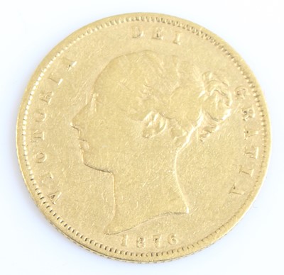 Lot 2062 - Great Britain, 1876 gold half sovereign,...