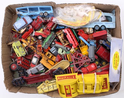 Lot 1520 - A tray of mixed Dinky, Corgi, and Matchbox...