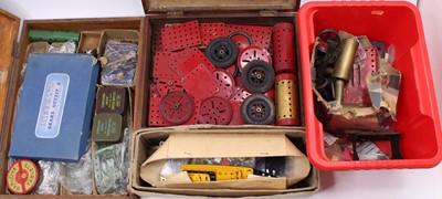 Lot 1525 - 2 wooden boxes containing a collection of...
