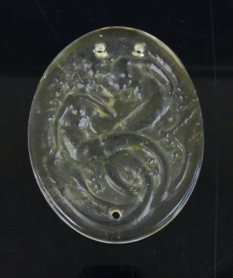 Lot 544 - René Lalique (1860-1945) - a moulded glass...