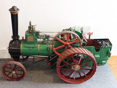Lot 87 - 3 inch scalelive steam The Burrell single...