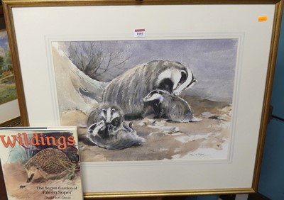 Lot 1001 - Eileen Soper (1905-1990) - Badger family in...