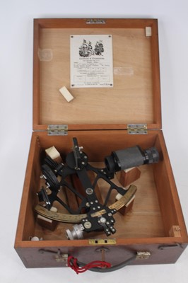 Lot 102 - A late 20th century sextant by Cook & Son Ltd...