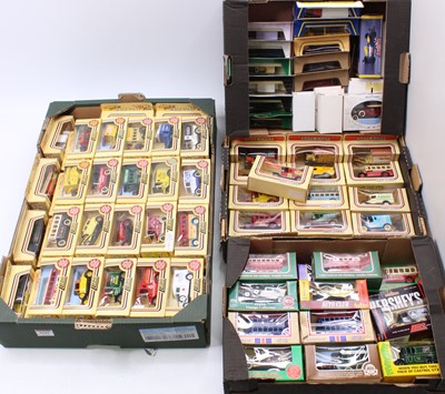 Lot 1541 - 4 trays containing a collection of Lledo Days...