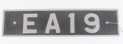 Lot 108 - A Republic of Cyprus personalised numberplate,...