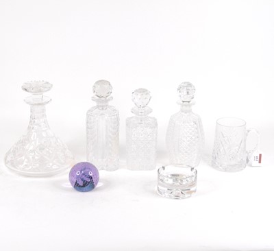 Lot 133 - A Stuart Crystal ships decanter and stopper;...