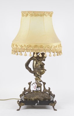 Lot 141 - A late 19th century continental gilt metal...