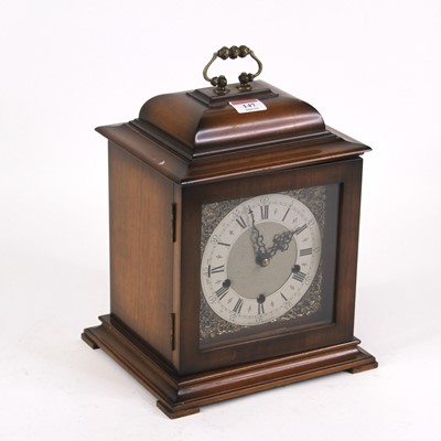 Lot 147 - A walnut cased bracket clock in the 18th...