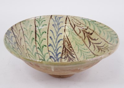 Lot 154 - A slipware pottery bowl, dia. 37cm
