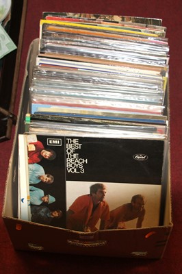 Lot 163 - A box of assorted vinyl, various dated and...