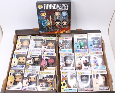 Lot 1553 - A collection of 19 boxed Funko Pops vinyl...