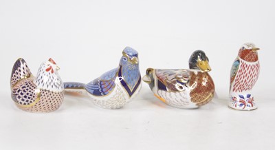 Lot 197 - A collection of four Royal Crown Derby desk...