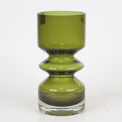 Lot 198 - A Tamara Aladin Riihimaen Lasi green hooped...