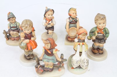 Lot 200a - A collection of seven various Hummel figures,...