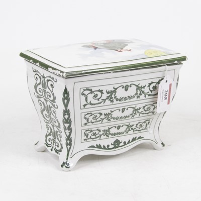 Lot 205 - A Royal Doulton biscuit barrel and cover in...