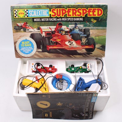 Lot 1584 - A Scalextric C547 Super Speed gift set, housed...