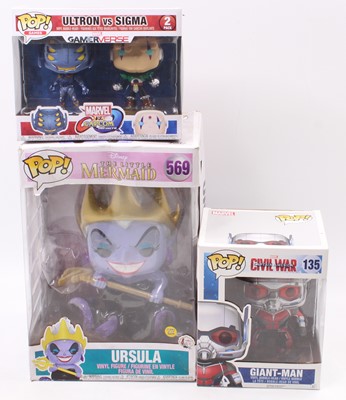 Lot 1592 - A collection of Pop Funko action figures to...