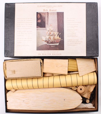 Lot 1600 - An Ark Royal wooden and balsa wood marine...