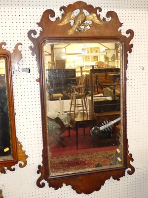 Lot 1127 - A 19th century Chippendale style mahogany fret...
